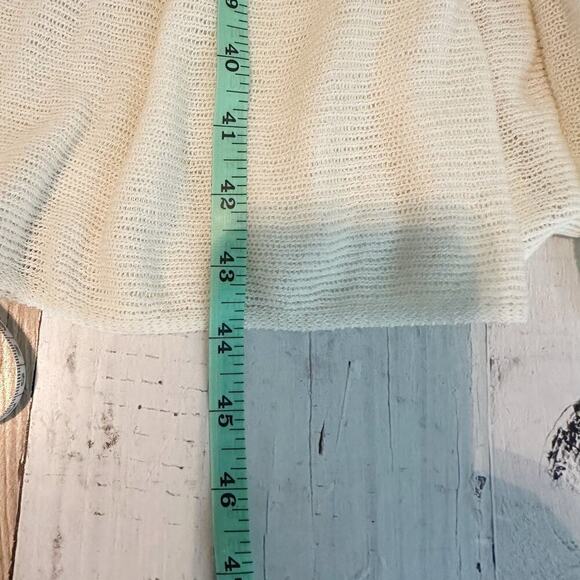 Merlette Addison Lightweight Long Sleeve Sweater Dress Size Small Cream - Picture 6 of 10